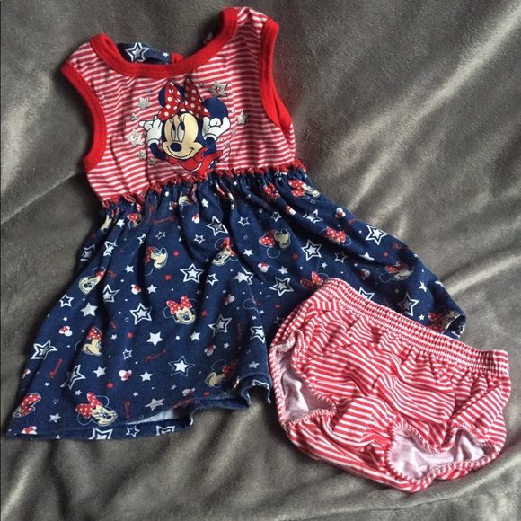Disney Other - SOLD     Minnie Mouse Fourth of July Outfit